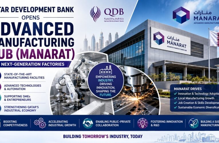 Qatar Development Bank Opens Advanced Manufacturing Hub (Manarat) for Next-Generation Factories